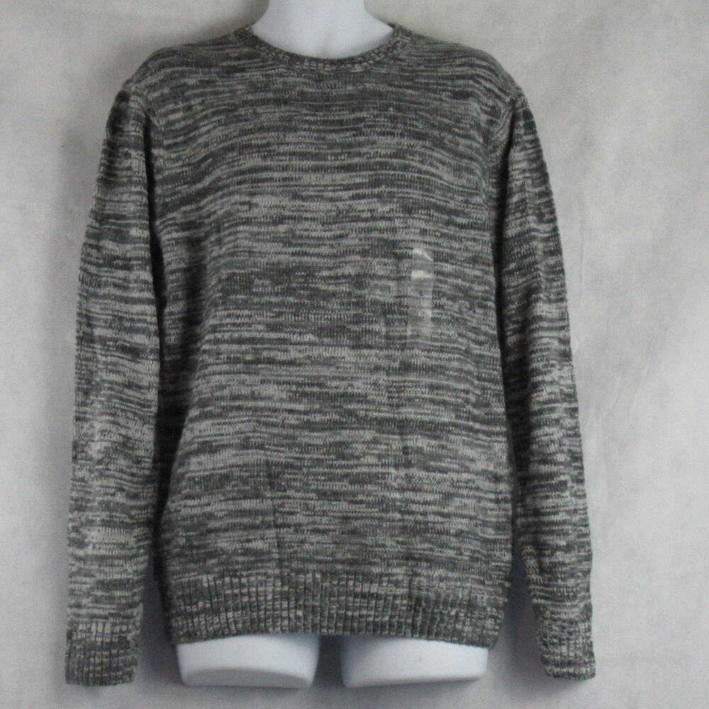 And Now This Men's Marled Brushed Pullover Sweater, Gray Heather, Large